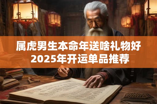 属虎男生本命年送啥礼物好 2025年开运单品推荐