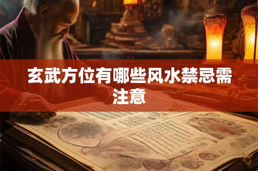 玄武方位有哪些风水禁忌需注意