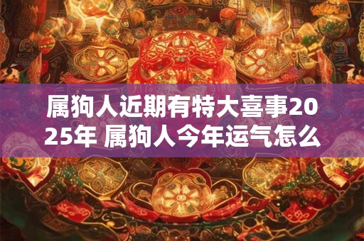 属狗人近期有特大喜事2025年 属狗人今年运气怎么样
