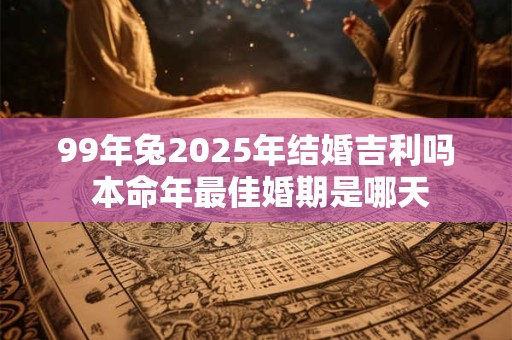 99年兔2025年结婚吉利吗 本命年最佳婚期是哪天