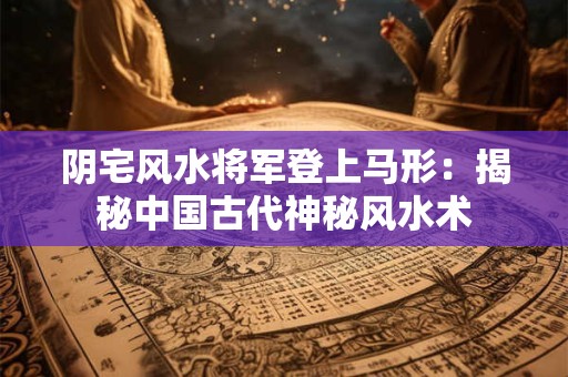 阴宅风水将军登上马形：揭秘中国古代神秘风水术