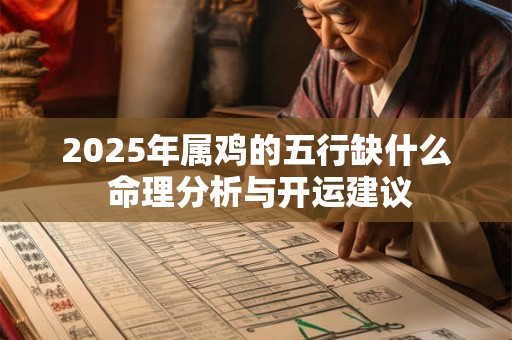 2025年属鸡的五行缺什么 命理分析与开运建议