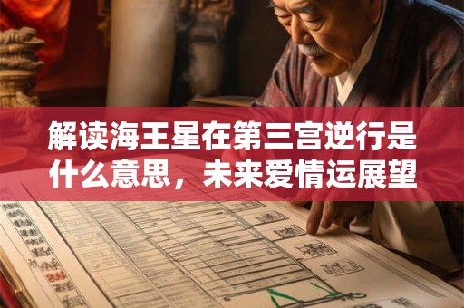 解读海王星在第三宫逆行是什么意思，未来爱情运展望