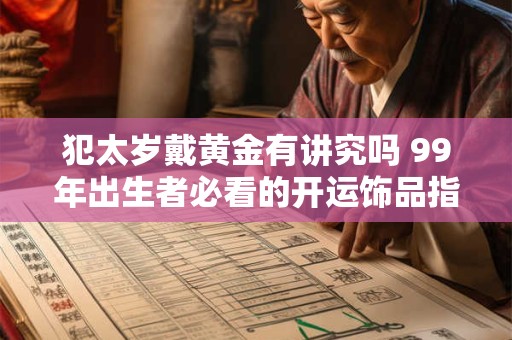 犯太岁戴黄金有讲究吗 99年出生者必看的开运饰品指南