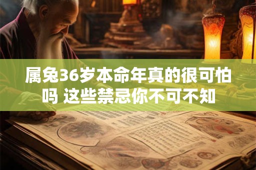 属兔36岁本命年真的很可怕吗 这些禁忌你不可不知