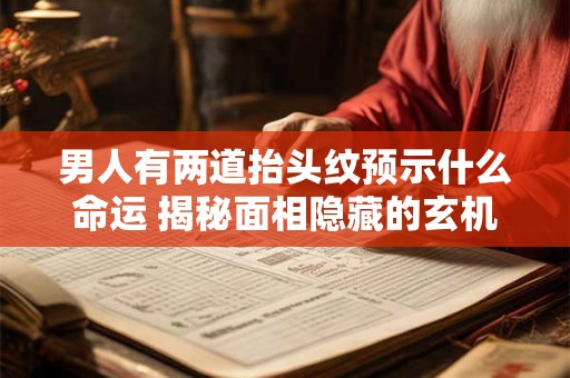 男人有两道抬头纹预示什么命运 揭秘面相隐藏的玄机