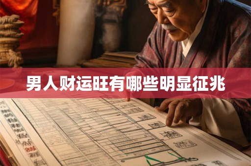 男人财运旺有哪些明显征兆