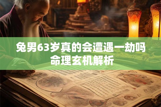 兔男63岁真的会遭遇一劫吗 命理玄机解析