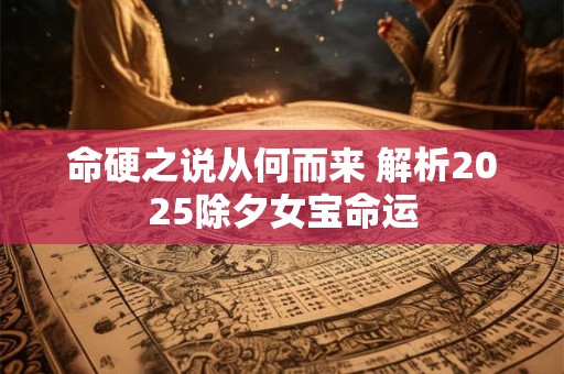 命硬之说从何而来 解析2026除夕女宝命运