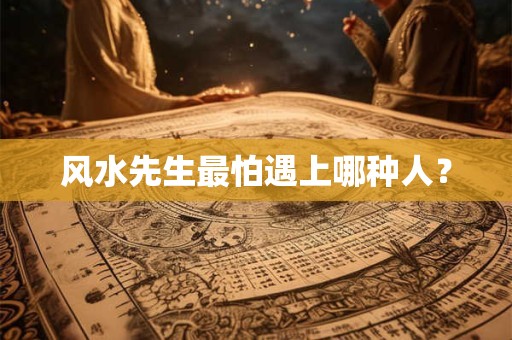 风水先生最怕遇上哪种人？