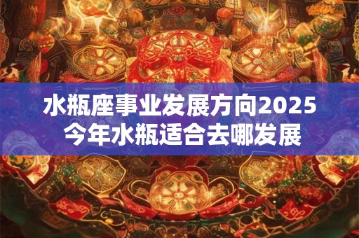 水瓶座事业发展方向2025 今年水瓶适合去哪发展