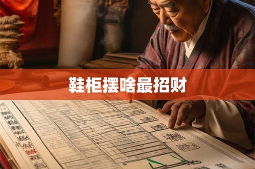 鞋柜摆啥最招财