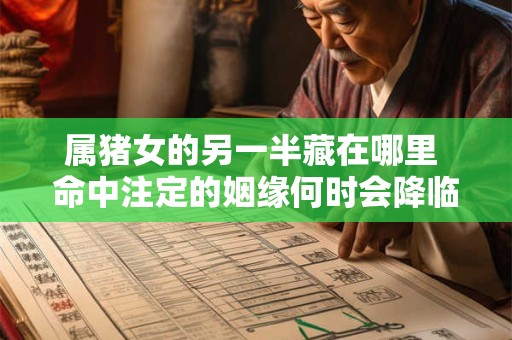 属猪女的另一半藏在哪里 命中注定的姻缘何时会降临
