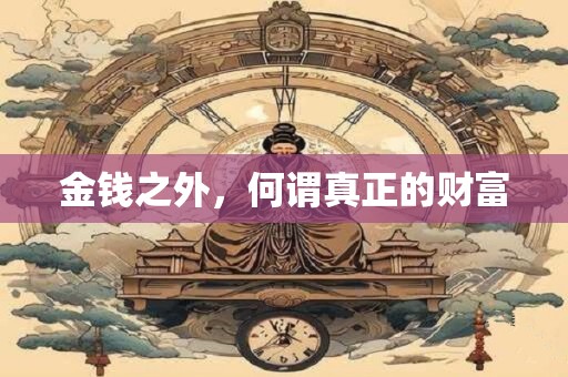 金钱之外，何谓真正的财富