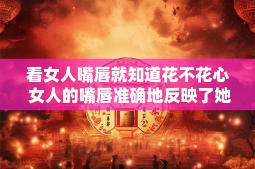 看女人嘴唇就知道花不花心 女人的嘴唇准确地反映了她的花心吗