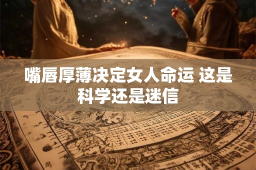 嘴唇厚薄决定女人命运 这是科学还是迷信