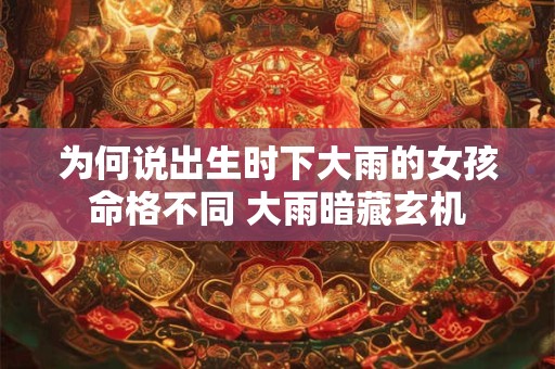 为何说出生时下大雨的女孩命格不同 大雨暗藏玄机