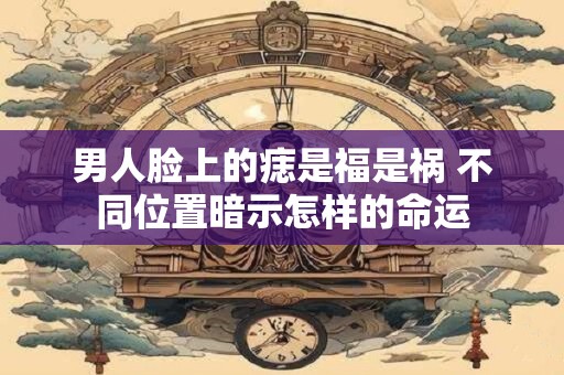 男人脸上的痣是福是祸 不同位置暗示怎样的命运