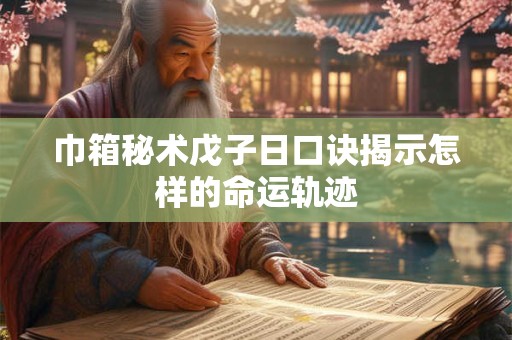 巾箱秘术戊子日口诀揭示怎样的命运轨迹
