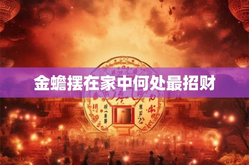 金蟾摆在家中何处最招财