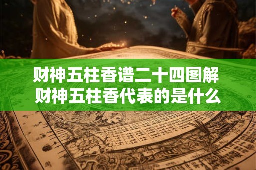 财神五柱香谱二十四图解 财神五柱香代表的是什么