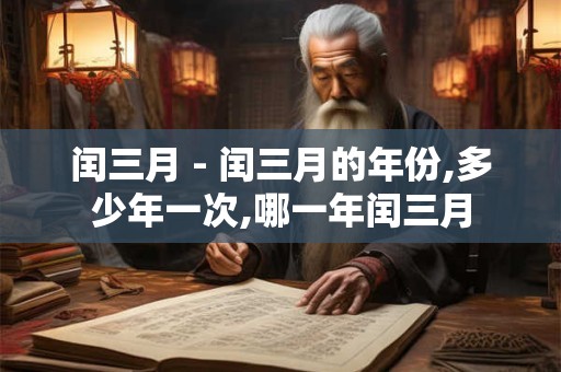 闰三月 - 闰三月的年份,多少年一次,哪一年闰三月