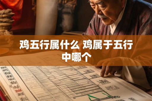 鸡五行属什么 鸡属于五行中哪个