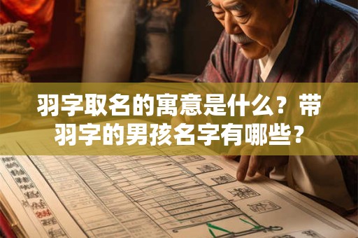 羽字取名的寓意是什么？带羽字的男孩名字有哪些？