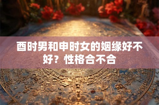 酉时男和申时女的姻缘好不好？性格合不合