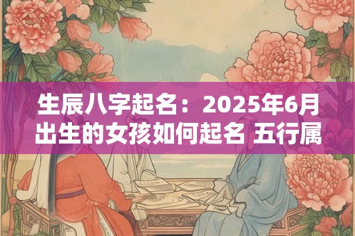 生辰八字起名:2026年6月出生的女孩如何起名 五行属什么 生辰八字起名:2026年6月出生的女孩如何起名 五行属什么