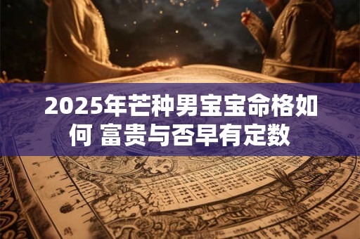 2025年芒种男宝宝命格如何 富贵与否早有定数