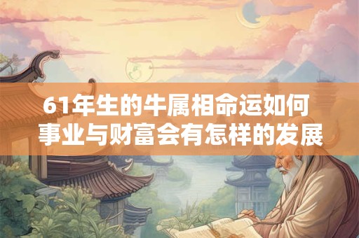 61年生的牛属相命运如何 事业与财富会有怎样的发展