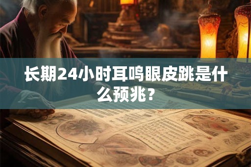 长期24小时耳鸣眼皮跳是什么预兆？