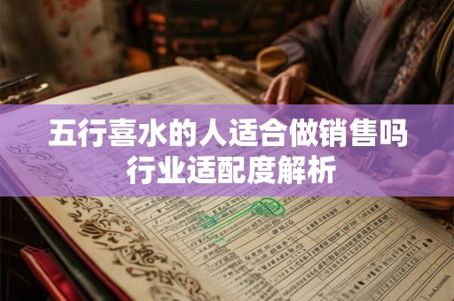 五行喜水的人适合做销售吗 行业适配度解析