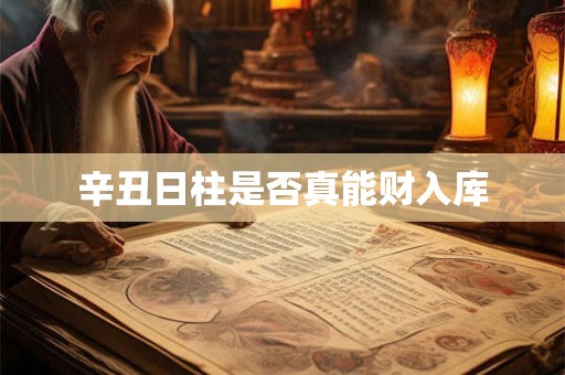 辛丑日柱是否真能财入库