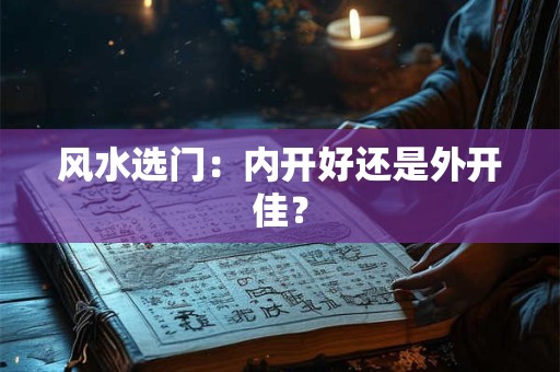 风水选门：内开好还是外开佳？