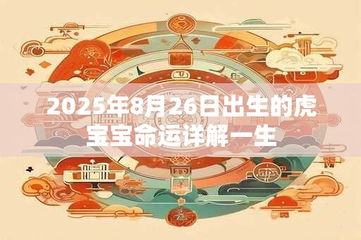 2025年8月26日出生的虎宝宝命运详解一生