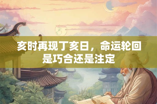 亥时再现丁亥日,命运轮回是巧合还是注定 亥时再现丁亥日,命运轮回是巧合还是注定