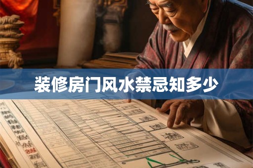 装修房门风水禁忌知多少