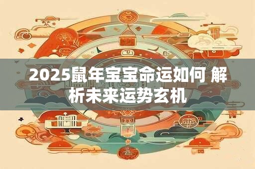 2025鼠年宝宝命运如何 解析未来运势玄机
