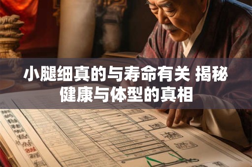小腿细真的与寿命有关 揭秘健康与体型的真相