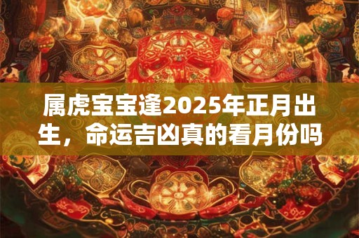 属虎宝宝逢2025年正月出生，命运吉凶真的看月份吗