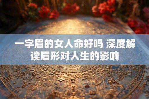 一字眉的女人命好吗 深度解读眉形对人生的影响 一字眉的女人命好吗 深度解读眉形对人生的影响