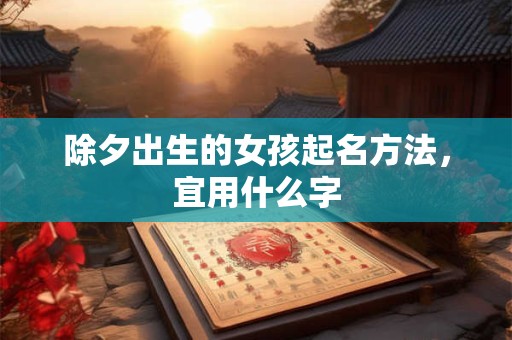除夕出生的女孩起名方法，宜用什么字