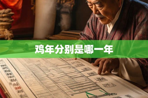 鸡年分别是哪一年
