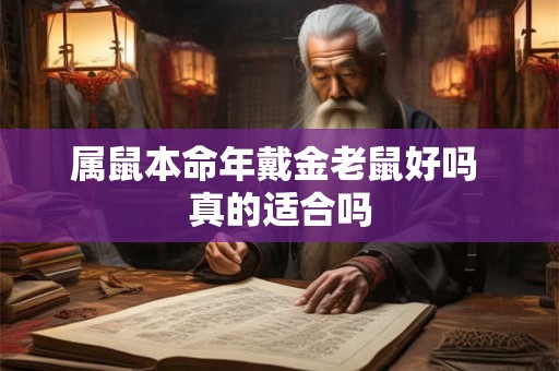 属鼠本命年戴金老鼠好吗 真的适合吗