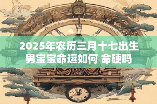 2025年农历三月十七出生男宝宝命运如何 命硬吗 2025年农历三月十七出生男宝宝命运如何 命硬吗