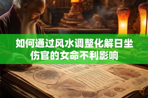 如何通过风水调整化解日坐伤官的女命不利影响