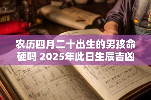 农历四月二十出生的男孩命硬吗 2025年此日生辰吉凶如何