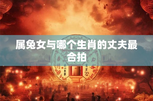 属兔女与哪个生肖的丈夫最合拍